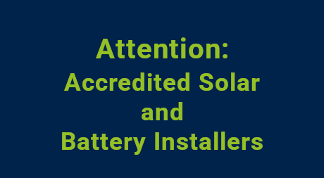Accredited Solar and Battery Installers