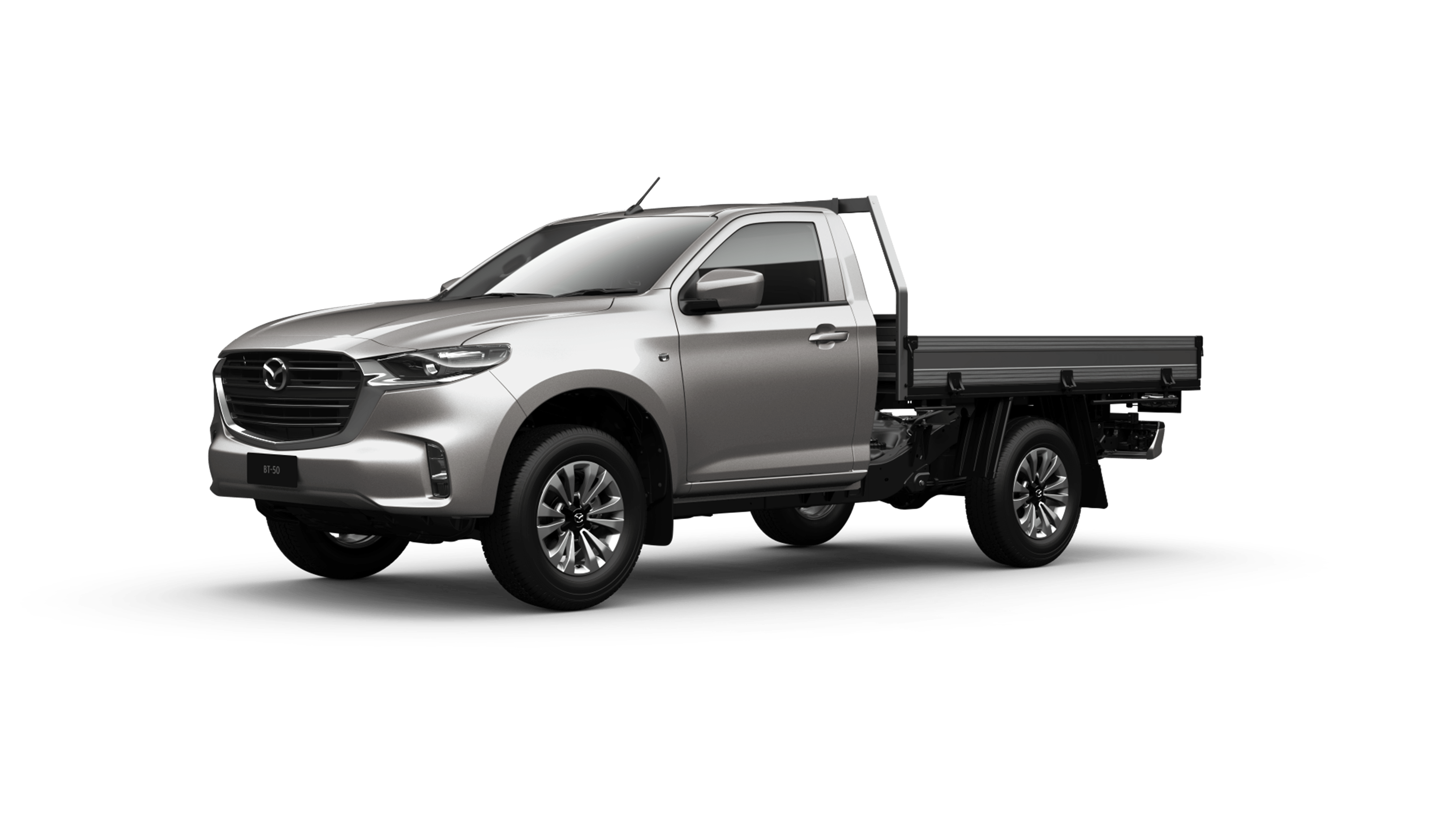 MAZ14565_BT-50_SingleChassis_XT4x4_IngotSilver_Front3-4_3500_RGB