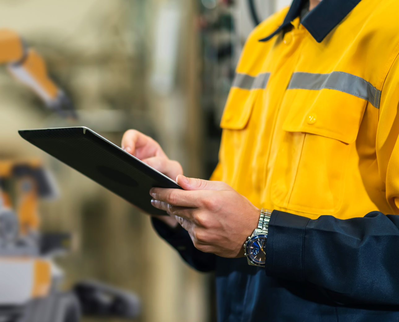 Tradie-Using-Tablet