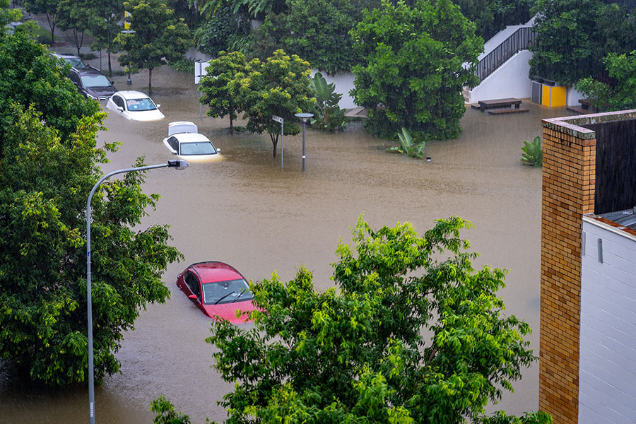 brisbane-flood-2022-web Street flooded in Brisbane image